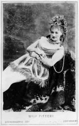 Carte de Visite of Mlle Pitteri